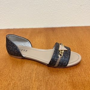 GUESS FACTORY WOMEN'S Lace Flat Sandals #GFLACE2
